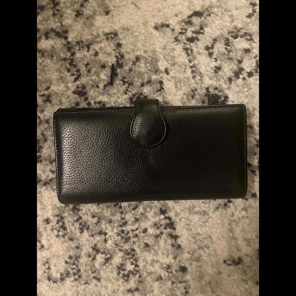 Dante  Black Leather Wallet - Elegant & Functional - Picture 1 of 8